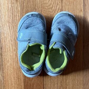See Kai Run Gray and Green Kids Sneakers